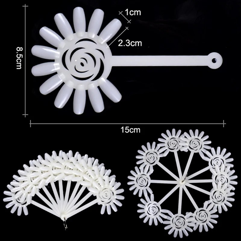 10*12 типсов Гель лак для ногтей Цветовая палитра карта дисплей дизайн практика
