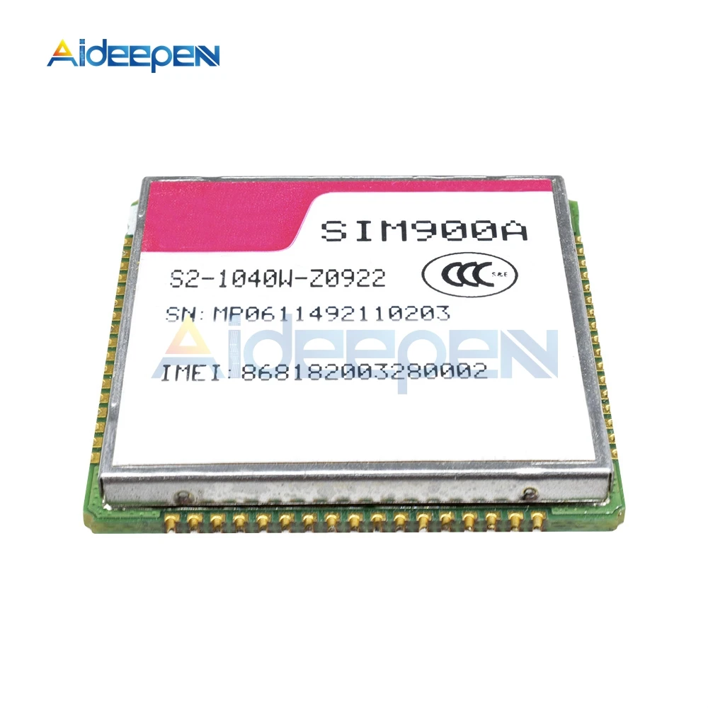 SIM900A двухдиапазонный 900/1800 МГц GSM GPRS SMS модуль беспроводной передачи с поддержкой