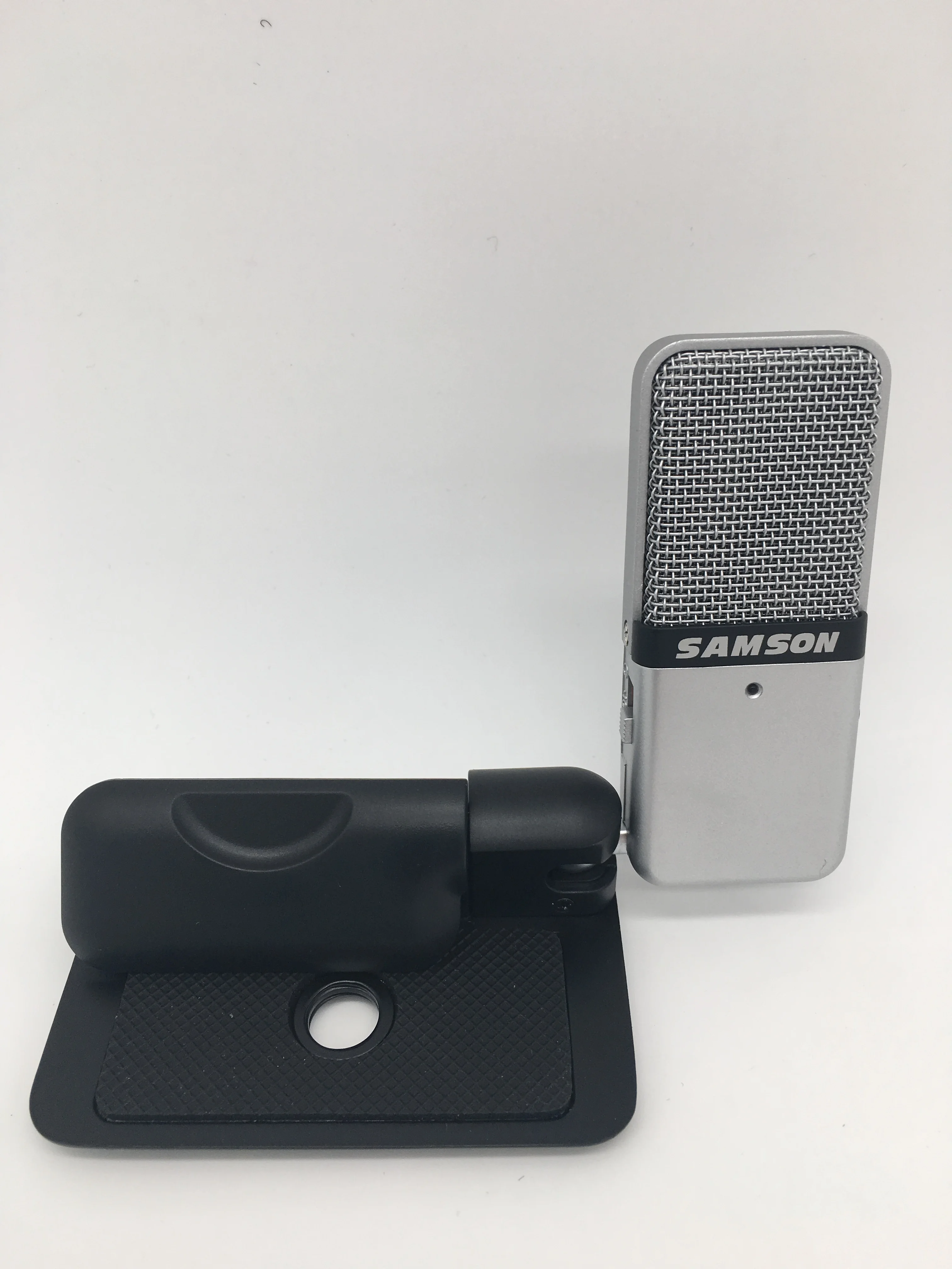 Микрофон SAMSON GO портативный конденсаторный мини-микрофон с клипсой и USB для