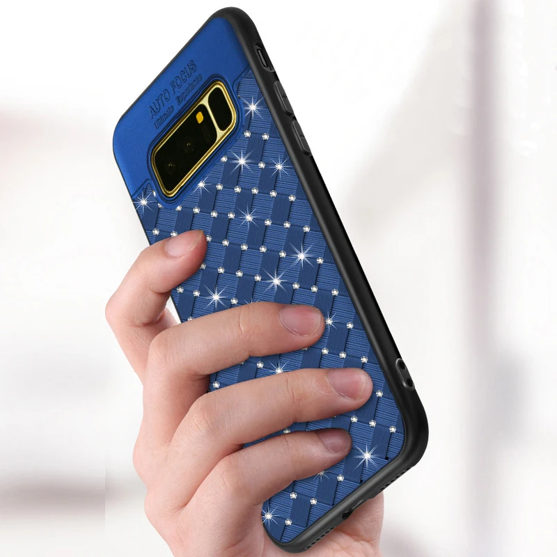 Yonliantan блестящий чехол с бриллиантами для Samsung galaxy Note 8 9 Note8 Note9 на силиконовых