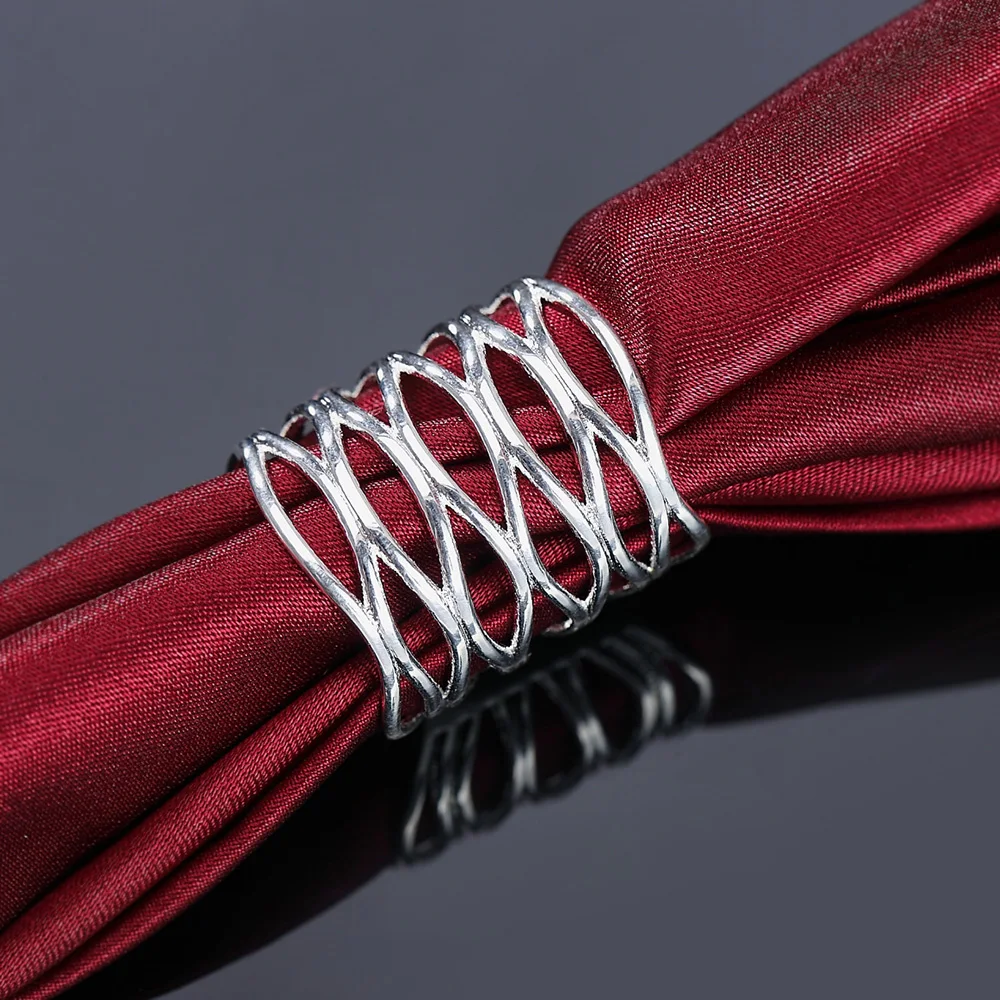 Женское серебряное кольцо с сеткой для свадебной вечеринки LR056|jewelry standards|jewelry