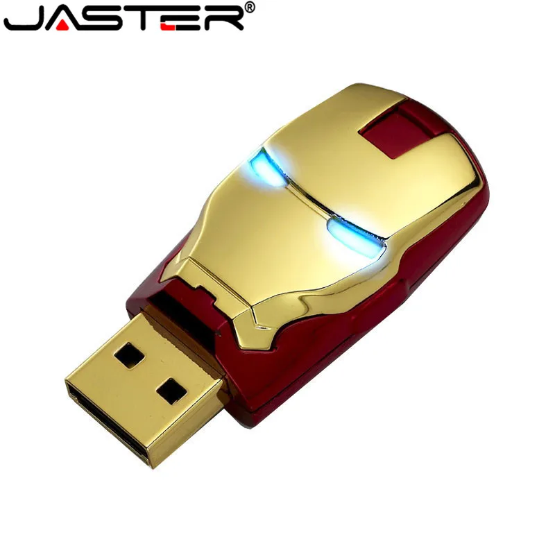 JASTER металлический Железный человек Капитан щит капитана Америка молоток usb флэш-накопитель Memory stick Халк pendrive 4 ГБ 8 ГБ 16 ГБ 32 ГБ 64 ГБ подарок