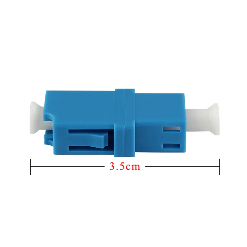 

LC/UPC to LC/UPC Adapter Simplex Singlemode Optical Coupler Plastic Flange Ftth LC Fiber Optic Connector