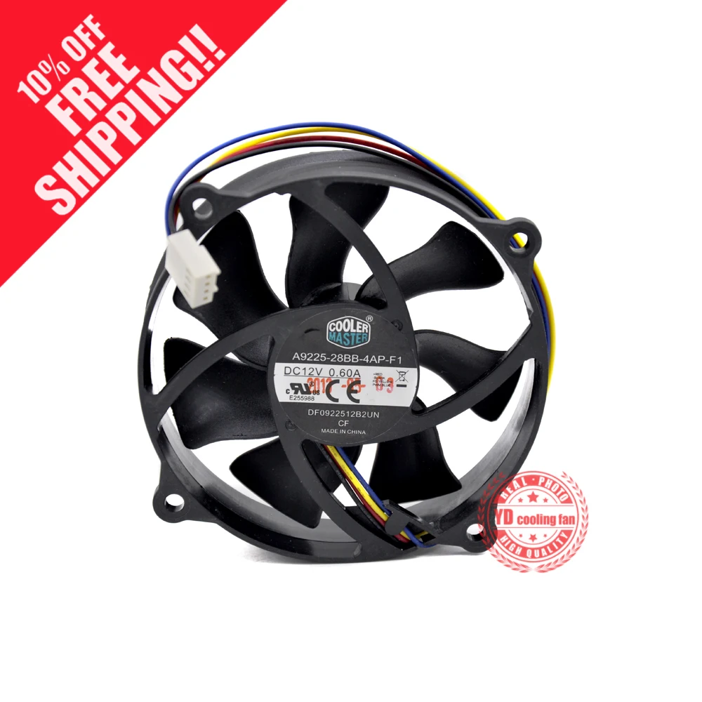 Охлаждающий вентилятор для cooler master 9025 9225 9 см 12 В 0 60 А|cooling fan|cooling fan 12v12v cooling |
