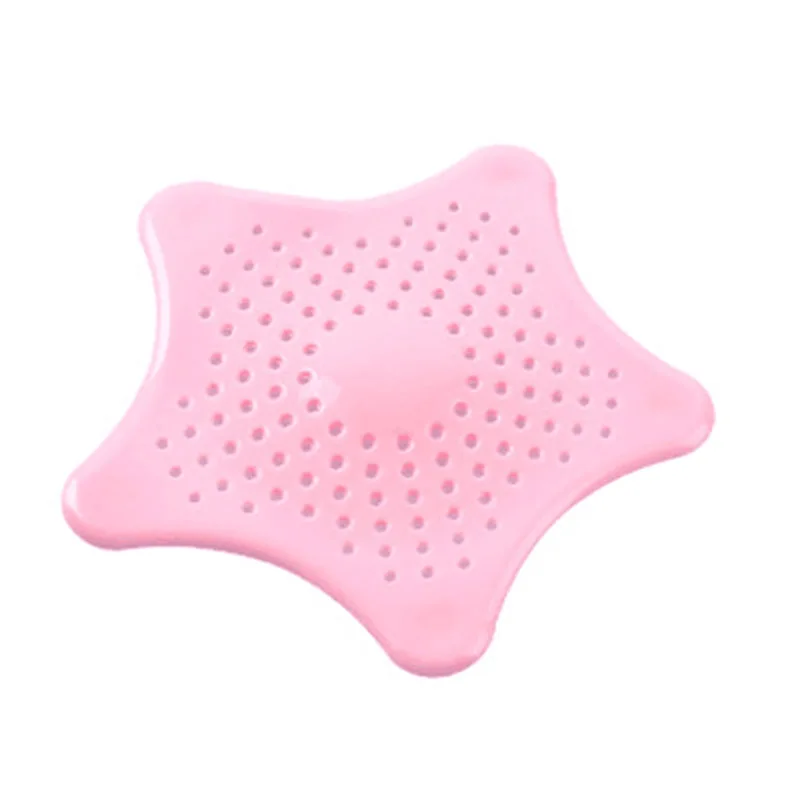 Nordic pink Ванная комната туалет волосы силиконовые присоски Кухня Раковина Ванная комната канализация пентаграмма анти-Блокировка Раковина аксессуары для ванной комнаты - Цвет: Nordic pink