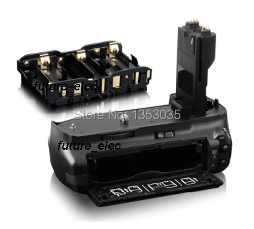 Бесплатная доставка + Вертикальная батарейка для спуска затвора камеры Canon EOS 7D DSLR