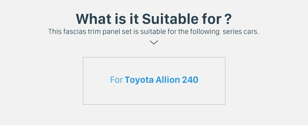 Seicane 202*102 мм двойной Din установка автомобиля Радио панель фасции Для Toyota Allion 240 аудио Крышка Тире отделка Установка Рамка комплект