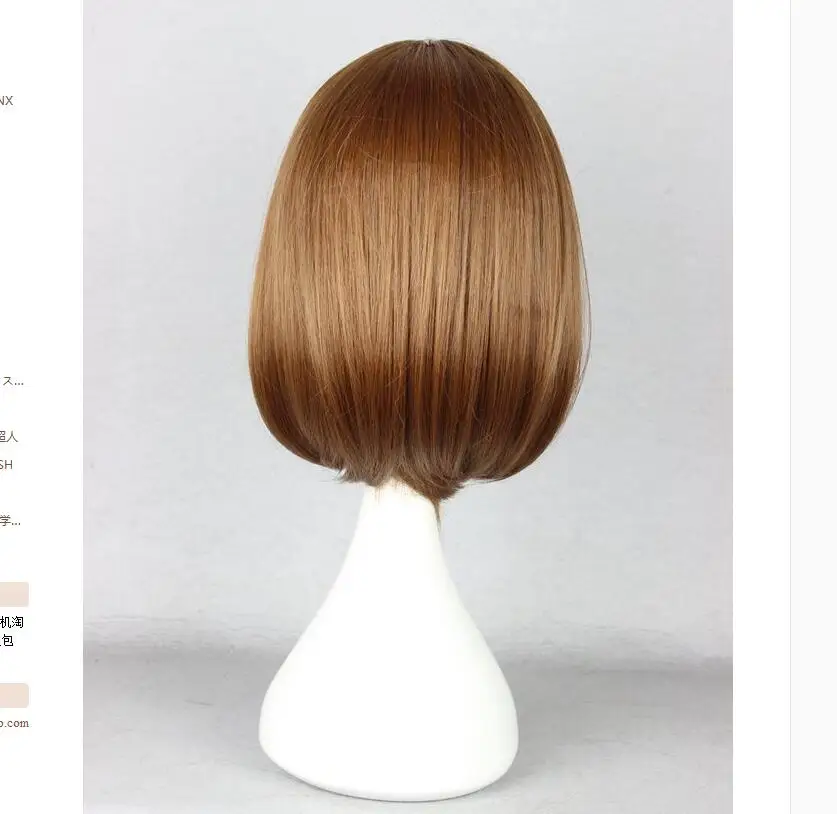 Парик для косплея из синтетических волос Chara Undertale Revistar коричневого цвета + парик |