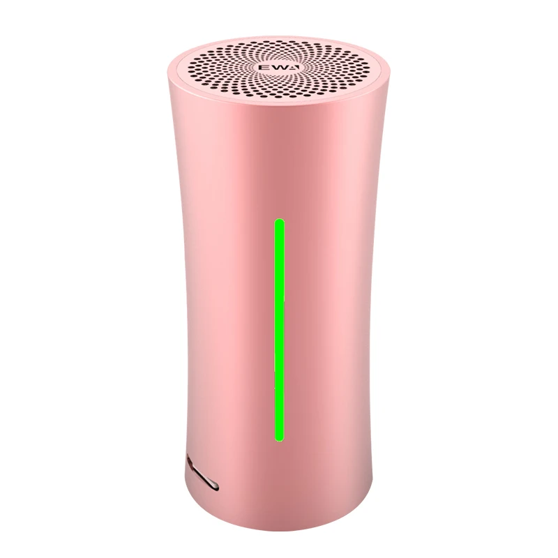 EWA A115, Беспроводная Bluetooth колонка, Портативный HIFI маленький динамик для телефона, для спорта на открытом воздухе, Bluetooth плеер, Bluetooth, MP3 плеер - Цвет: Pink-Gold