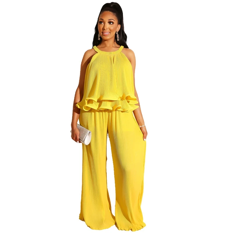 Сексуальный женский комплект 2 шт. штаны и топ летний повседневный костюм для