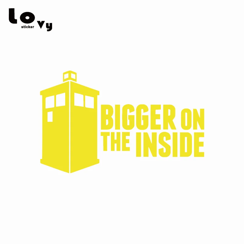 Dr. Who Tardis виниловая наклейка/наклейка с внутренней стороны для грузовиков