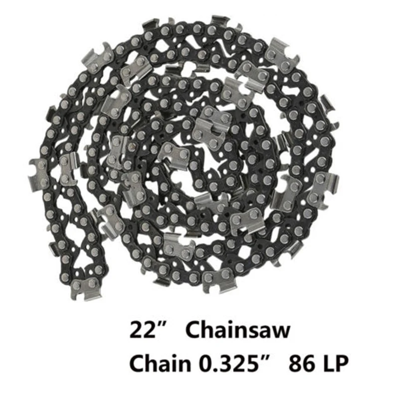 

22inch Chainsaw Semi Chisel Chains 0.325"LP Pitch 0.058 Gauge 86DL Drive Link For Electric Saw Garden Power Tools Saw Chain