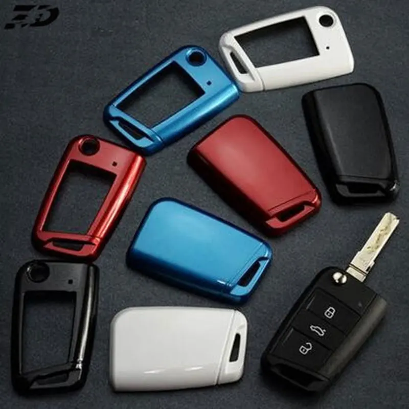 Abs чехол для ключей, чехол для Volkswagen Vw Golf 7 Mk7, брелок для Skoda Octavia A7, чехол для ключей