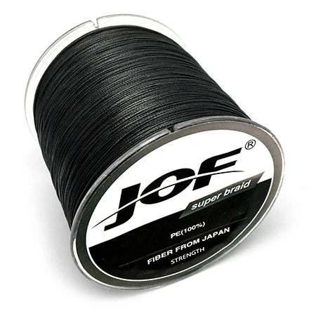 JOF 12LB-78LB 500M JOF PE Экстремальная 8 нитей плетеная леска для морской рыбалки приманка для морской рыбалки - Цвет: Black