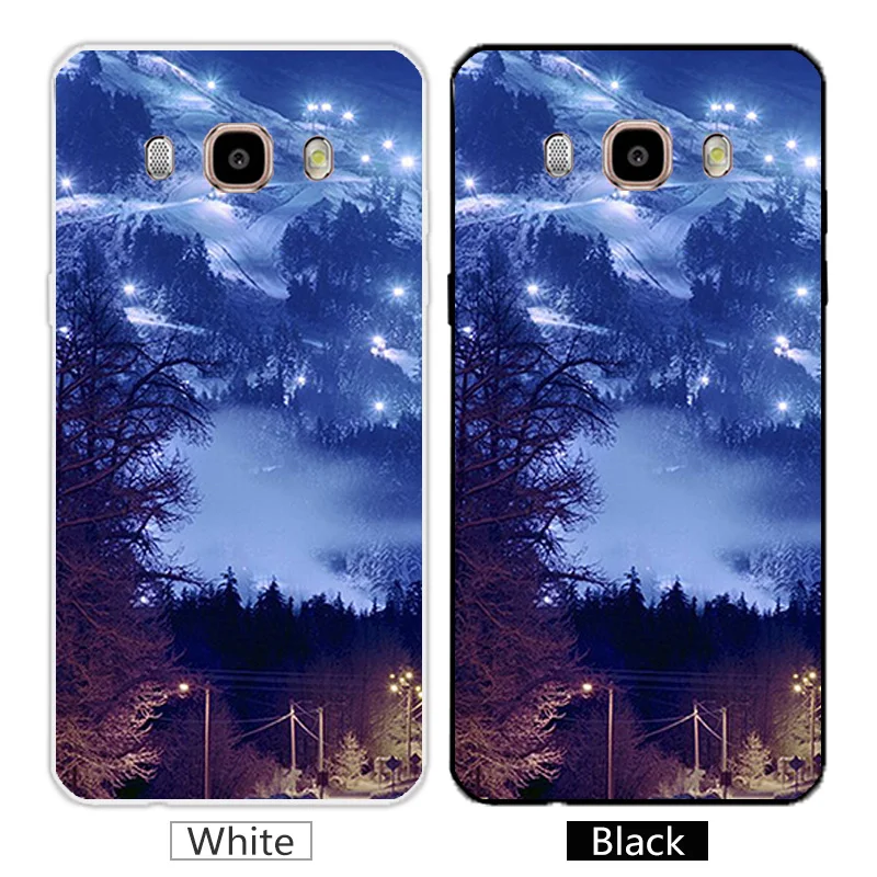 for Samsung J5 2016 Case Soft Silicone Cover Capa 5.2&quot For Galaxy J510 J5108 Bizarre Phone Cases Black Shell |