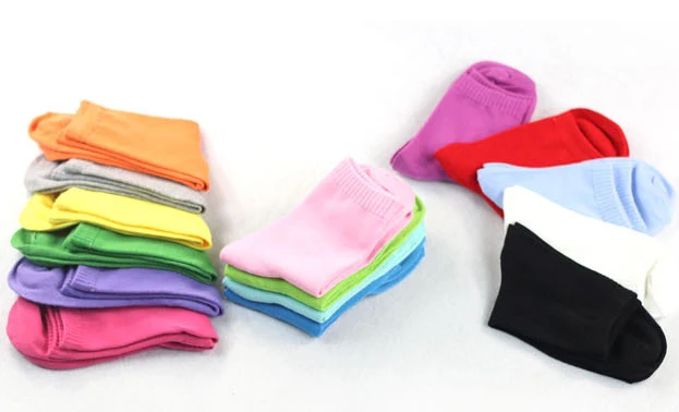 Hot Fashion Cute Short Socks Women Harajuku Candy Colors Cotton Hipster Skatebord Ankle Funny Female Meias | Женская одежда