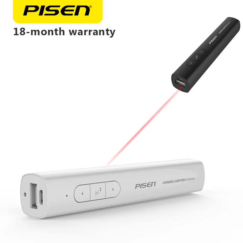 PISEN Мини 2500 мАч Мощность банк Портативный Беспроводной Ведущий USB 2 4 ГГц