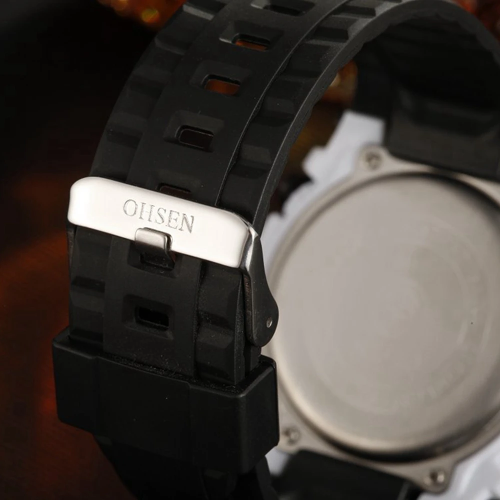 Часы наручные OHSEN Мужские кварцевые модные дизайнерские Брендовые спортивные