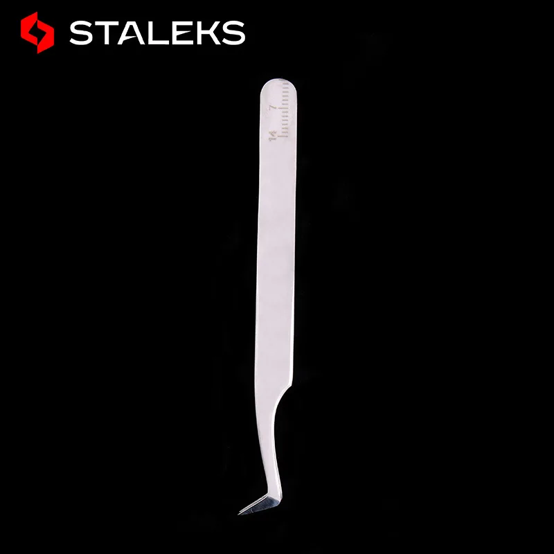 STALEKS PRO 41-6 Пинцет Высокоточный антистатический наращивание ресниц цветение