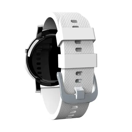 White band SIKAI чехол для смарт часов для Ticwatch 2 цветной сменный Браслет 20 мм ремешок для ticwatch 2 - Цвет: White band