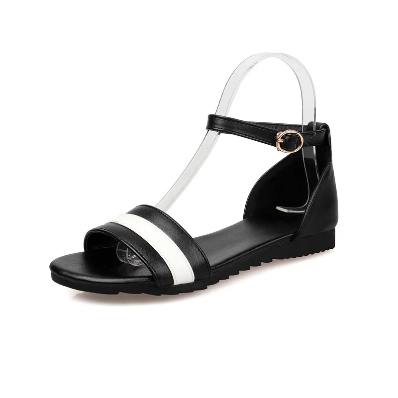 Smirnova/2020 Женские сандалии Простая Летняя обувь с пряжкой Удобная смешанных цветов