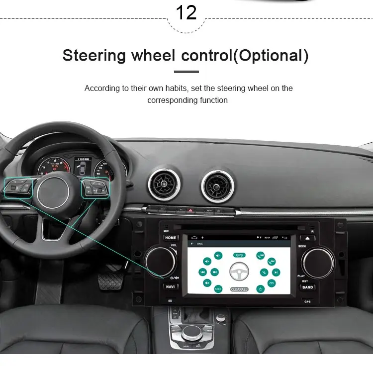 JDASTON Android 10 автомобильный dvd-плеер для Jeep Grand Cherokee Commander Wrangler Chrysler 300C PT Cruiser Sebring Dodge caliber ram