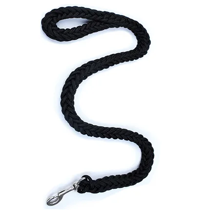 Black Rope Супер большие поводки для собак, восьмижильный плетеный канат, большая цепь для собак, золотой ретривер, самоед, хулиган, Ротвейлер, поводок, ошейник - Цвет: Black Rope