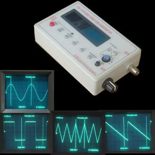 

1HZ-500 KHZ DDS Functional Signal Generator Signal Source Module Frequency Counter Sine + Square + Triangle + Sawtooth Waveform