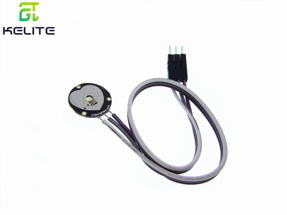 10pcs pulsesensor pulse heart rate sensor open source hardware development pulse heart sensor
