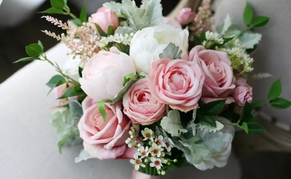Modabelle Новое поступление Свадебный букет Розовый Ramos De Novia Rosas Свадебный букет Ramos Novia Artificiales