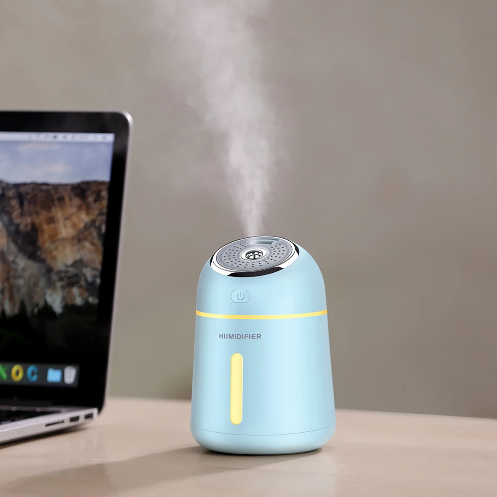 3-in-1 Air Humidifier usb Ultrasonic Aroma Diffuse 330LM Office Home oil diffuser car aromatherapy With led light | Бытовая техника