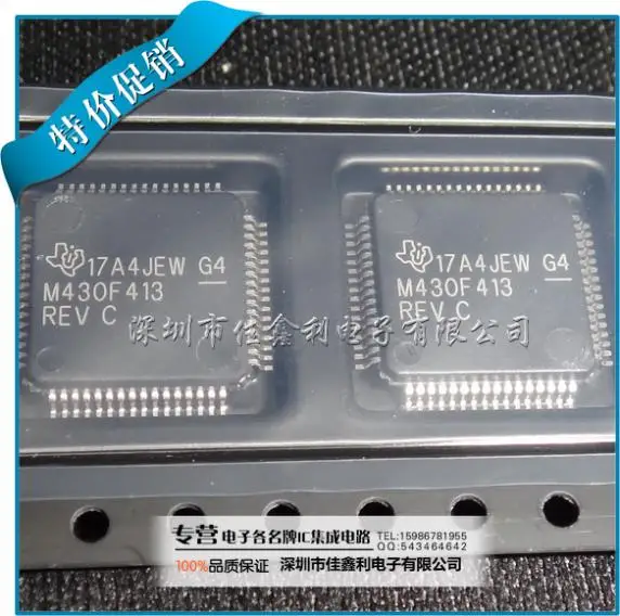 M430f413rev MSP430F413IPMR |