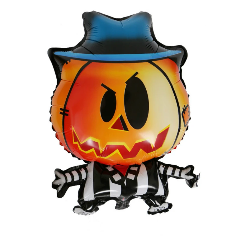 

5pcs/set Halloween Foil Balloons Pumpkin Man Halloween Decorations Pumpkin Balloons Party Balloon Kids toys supplies