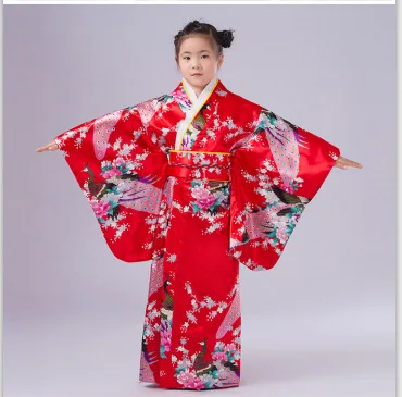 Новинка 2017 года японское кимоно винтажное Оригинальное детское праздничное