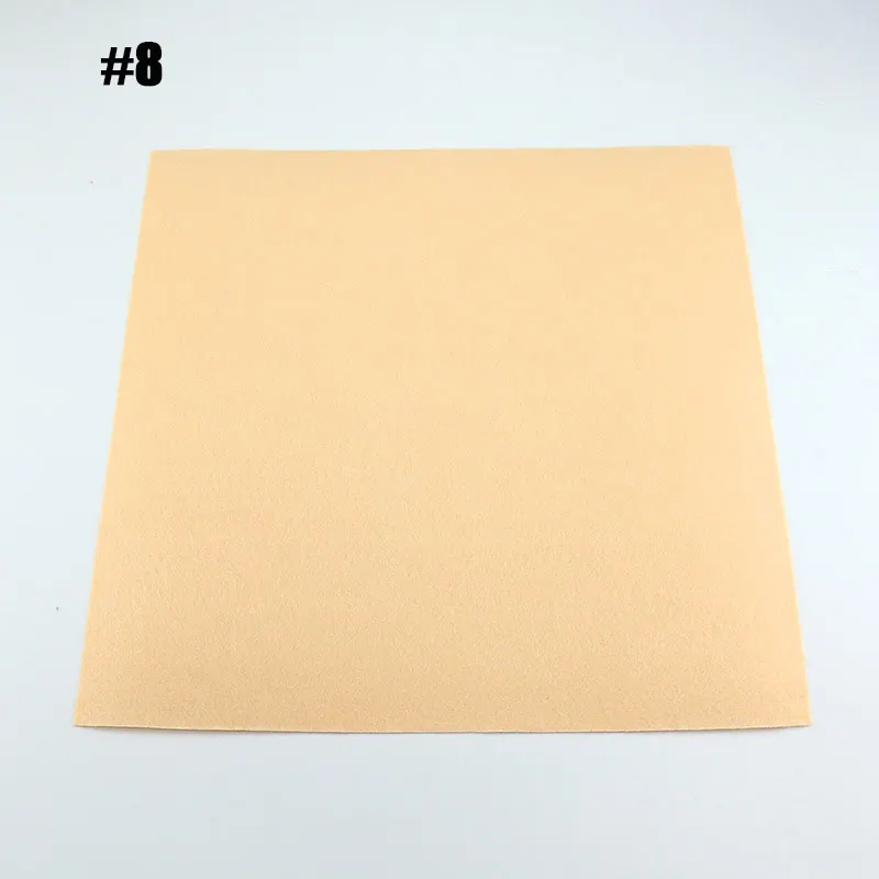 1 Sheet 30X30 см фетровая ткань 40 цветов на выбор Нетканая рукоделие DIY шитье ручная работа 1 мм Think Feltro Colth 1 лист/упаковка - Цвет: 1 Sheet