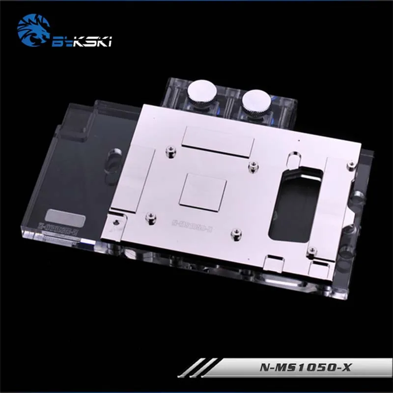 Водяной блок Bykski N MS1050 X GPU для MSI GTX1050 GTX1050Ti с полным покрытием графическая карта