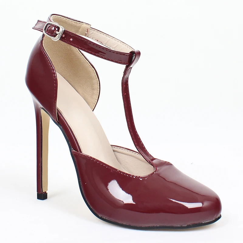 Женские римские сандалии Туфли лодочки на высоком каблуке шпильке из флока с