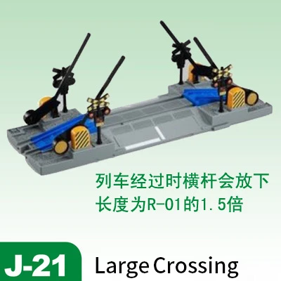 J21 Takara Tomy Plarail Trackmaster пластиковые железнодорожные пути Запчасти Аксессуары кривой/прямой/блок/мост игрушки новые - Цвет: J21