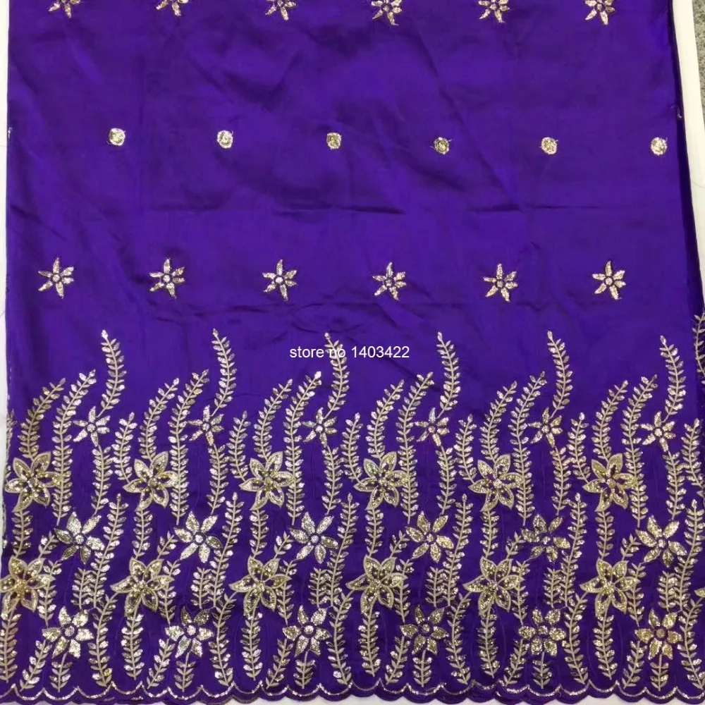 Африканская Джордж материал шнурка 5 ярдов Африки Ткань Высокое качество