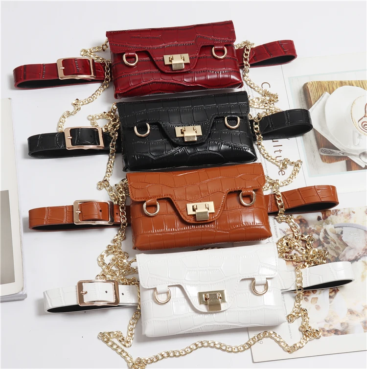 Крокодиловая искусственная кожа fannypack женская сумка для живота поясная сумка дамская поясная сумка на пояс FP20