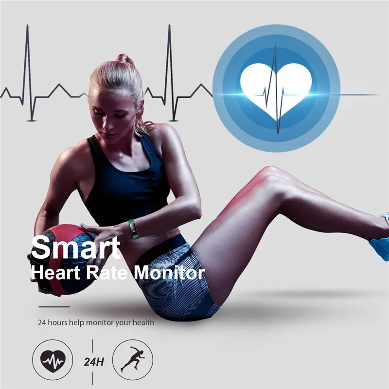 Пульсометр Часы GPS трекер Фитнес браслет счетчик шагов часы SmartBand шагомер