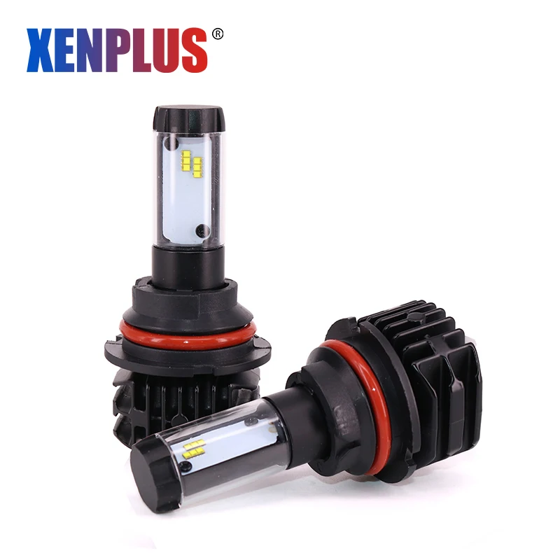 Xenplus светодиодный H4 H7 H11 H8 HB3 HB4 9005 9006 9004 H13 9007 фары лампы 5 цветов Температура зэс 9000LM