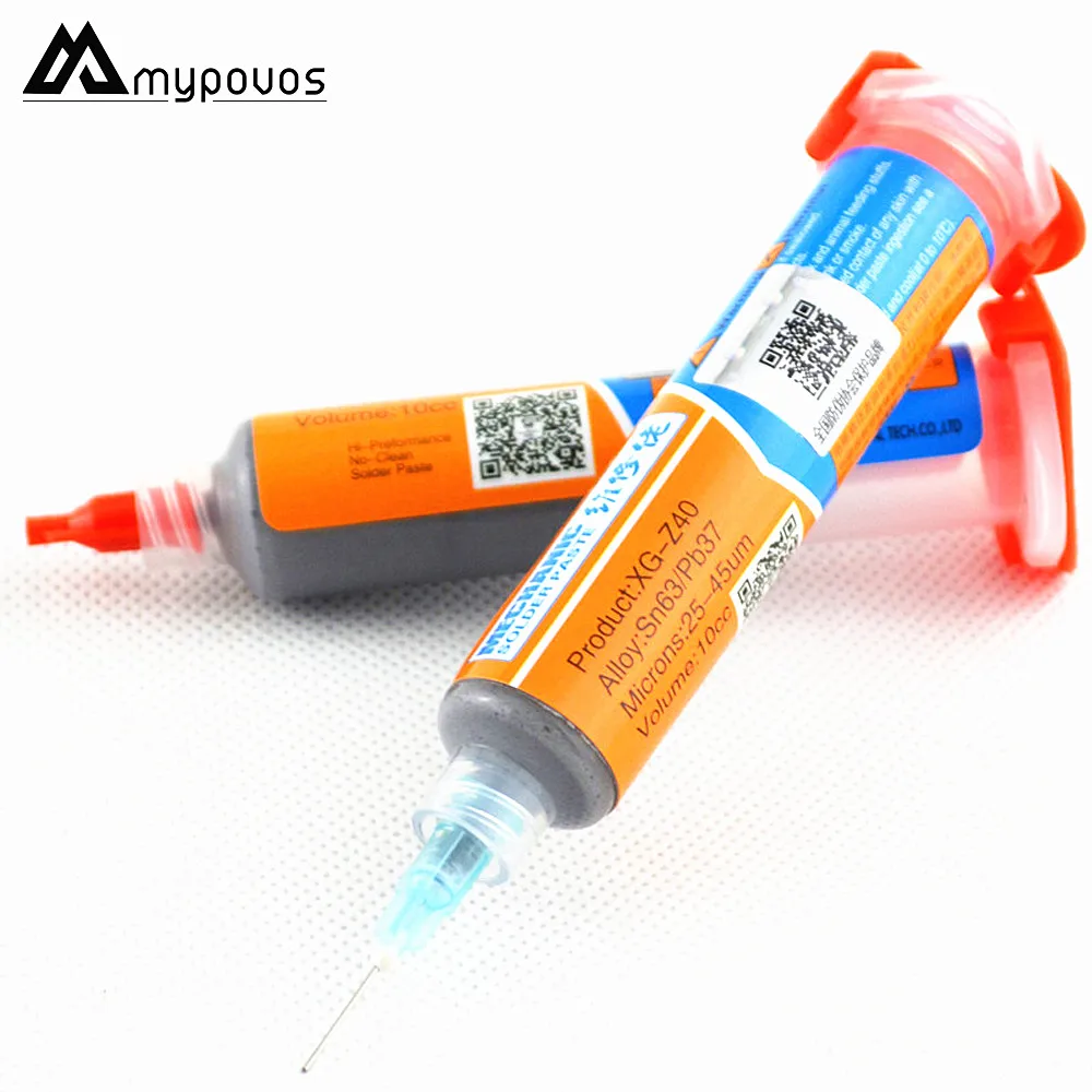 

solder tin paste xg-z40 Solder Paste Flux Sn63/Pb37 25-45um Syringe to Mobile Phone Repair Computer Services Indust