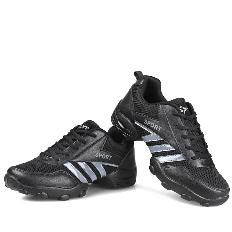 Sports Shoes Men Male Superstar Mens Sneakers Leather Square Dance Modern Jazz Network Soft Bottom sports | Спорт и развлечения
