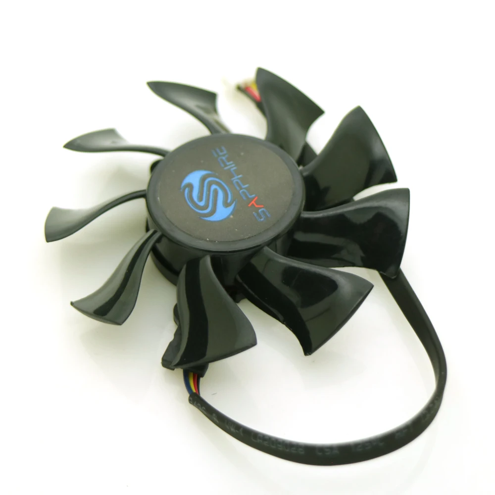 Бесплатная доставка FD8015H12S 75 мм VGA вентилятор для Sapphire HD6850 HD4860 HD5850 HD4890 охлаждающий