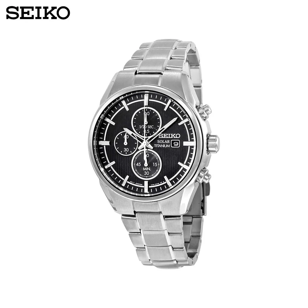 Наручные часы Seiko SSC367P1 мужские с кварцевым хронографом на браслете |