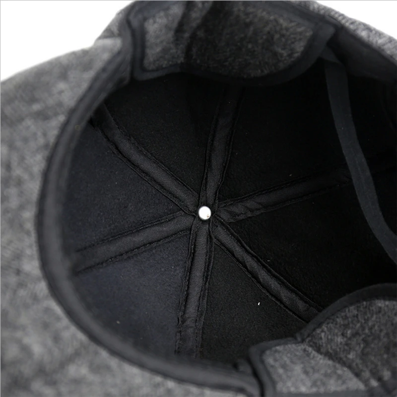 Русская Adiustable искусственная кашемировая зимняя бейсбольная кепка сохраняющая