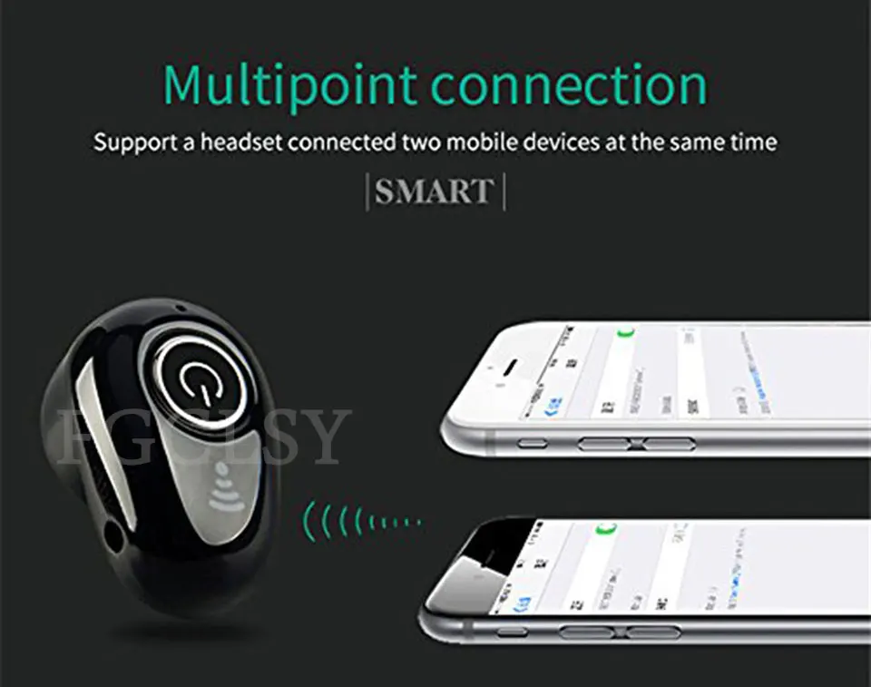 FGCLSY Мини Bluetooth наушники стерео гарнитура беспроводная гарнитура в ухо невидимые наушники с микрофоном для iPhone samsung