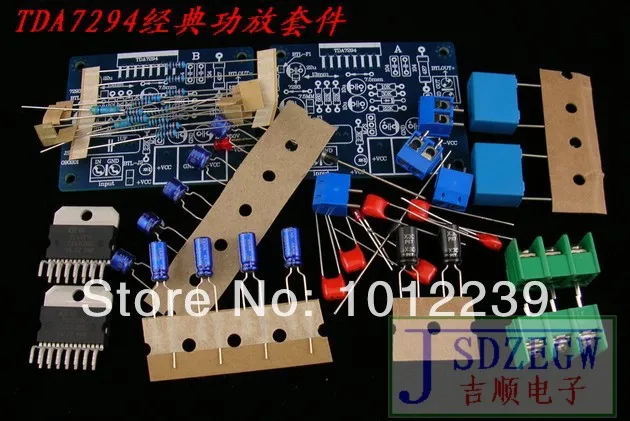 68 Вт + TDA7294 двойного каналов аудио комплект усилителей мощности|audio power amplifier kit|power