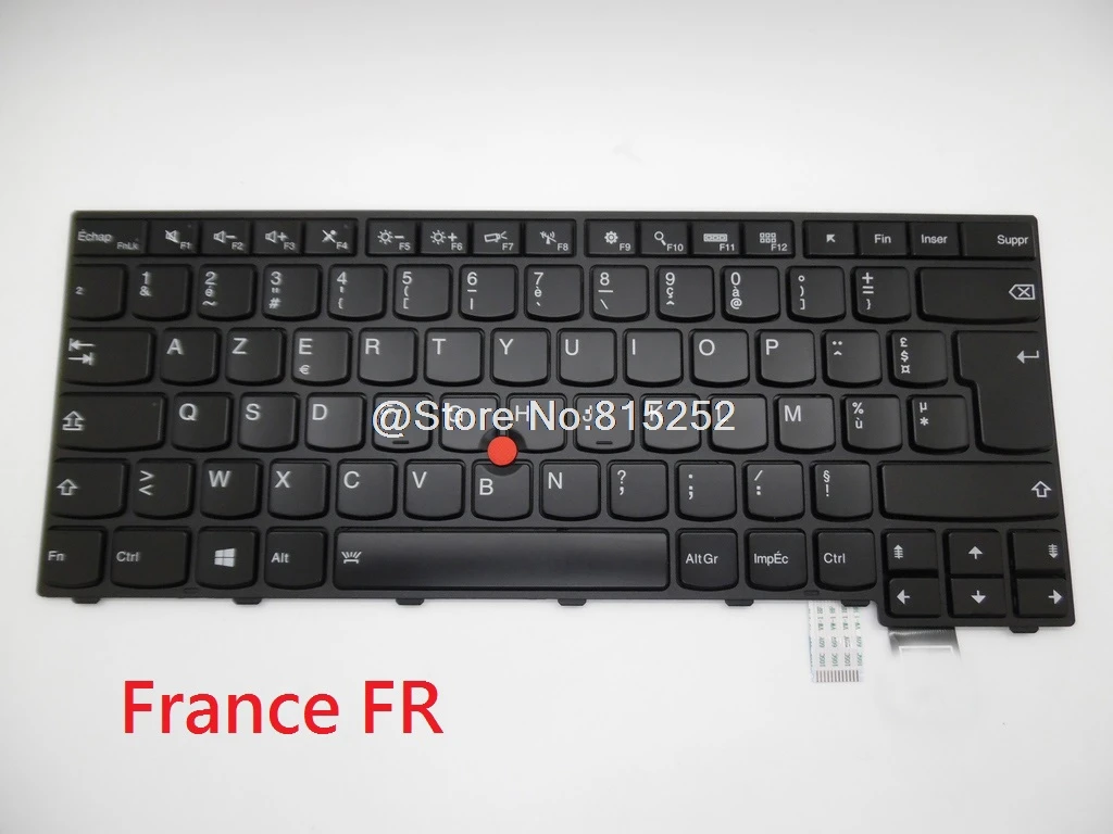 Клавиатура для ноутбука Lenovo ThinkPad T460P Франция FR 00UR406 00UR366 SN20J9191 9Z.NCJBT.20F PK1310A2B19 с